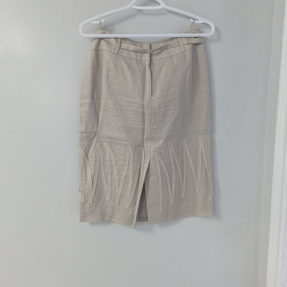 Hugo Boss Linen Asymmetric Skirt Suit - Picture 4 of 11
